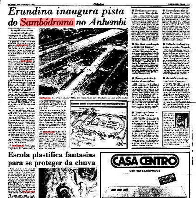 Matéria Jornal Estado de S.Paulo - 01/02/1991