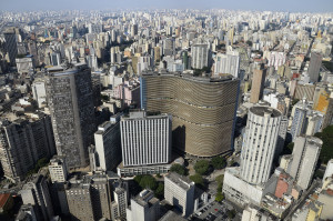 Imagem aérea da região central de São Paulo. Foto: Jose Cordeiro/ SPTuris