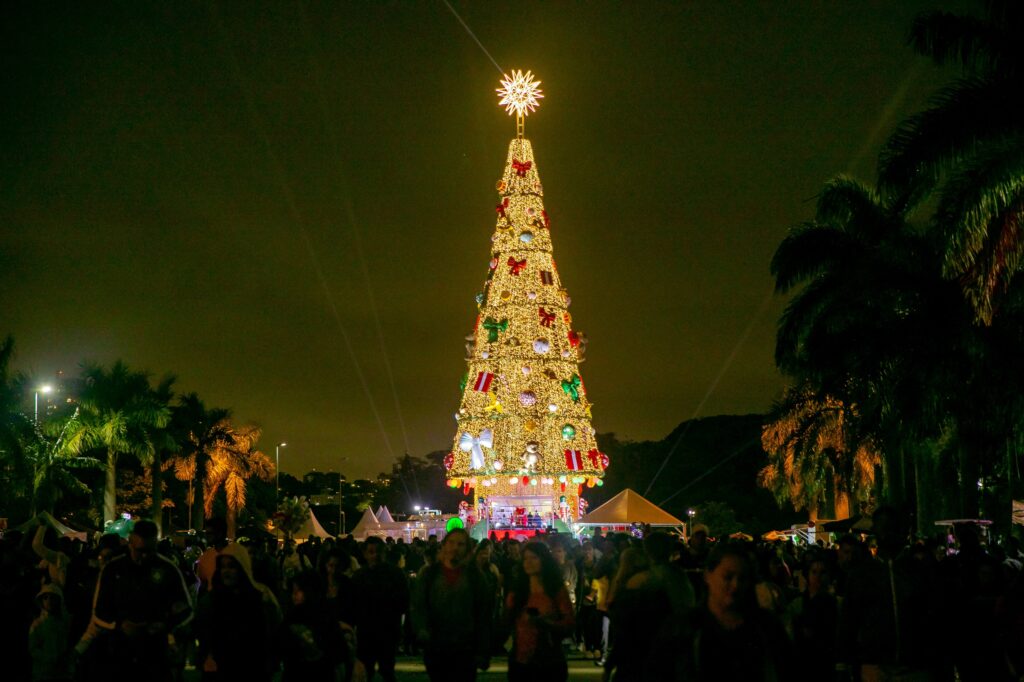 Parque Villa Lobos recebe Árvore de Natal de 52 metros - Comunicação